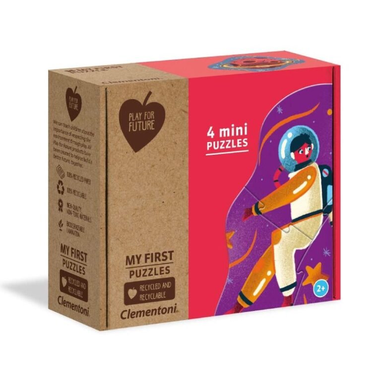 Clementoni 4 mini παζλ προοδευτικής δυσκολίας ταξίδι στο διάστημα