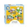 Toy Universe 4 mini παζλ προοδευτικής δυσκολίας οχήματα