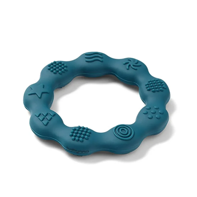 Mασητικό Κρίκος Σιλικόνης Babyono Blue 825/03