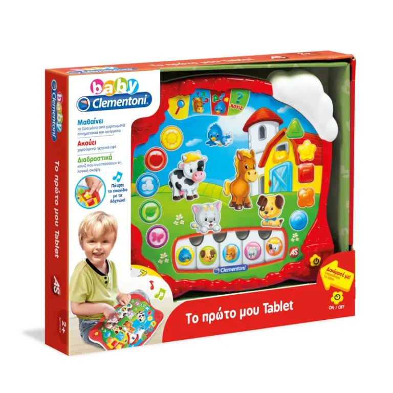 Baby Clementoni Βρεφικό Εκπαιδευτικό Το Πρώτο Μου Tablet 24+ Μηνών
