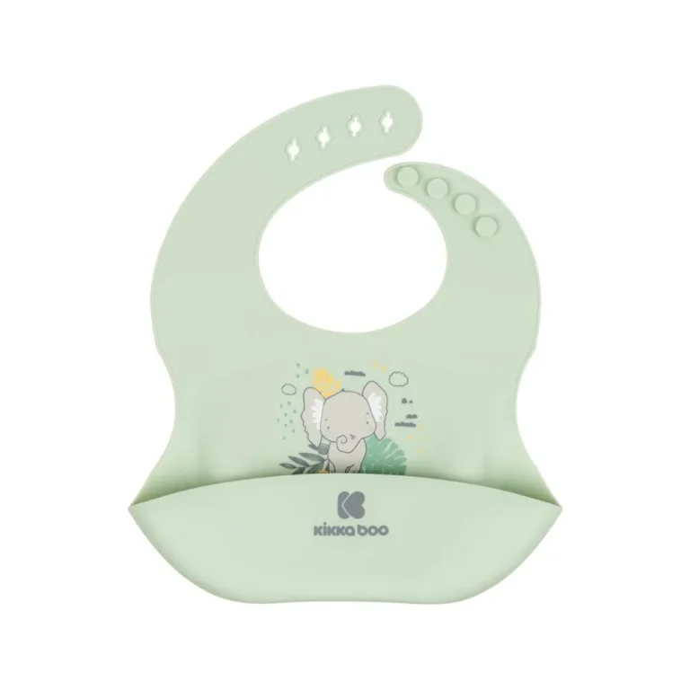 Σαλιάρα Σιλικόνης Kikka Boo – Savanna Friends Elephant