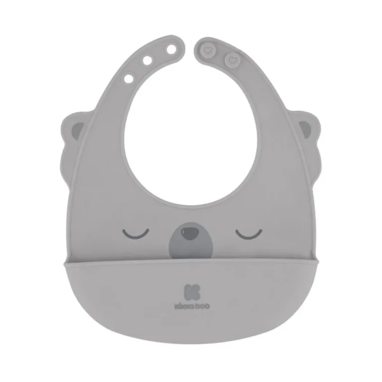 Σαλιάρα Σιλικόνης Kikka Boo – Silicon Bib Grey