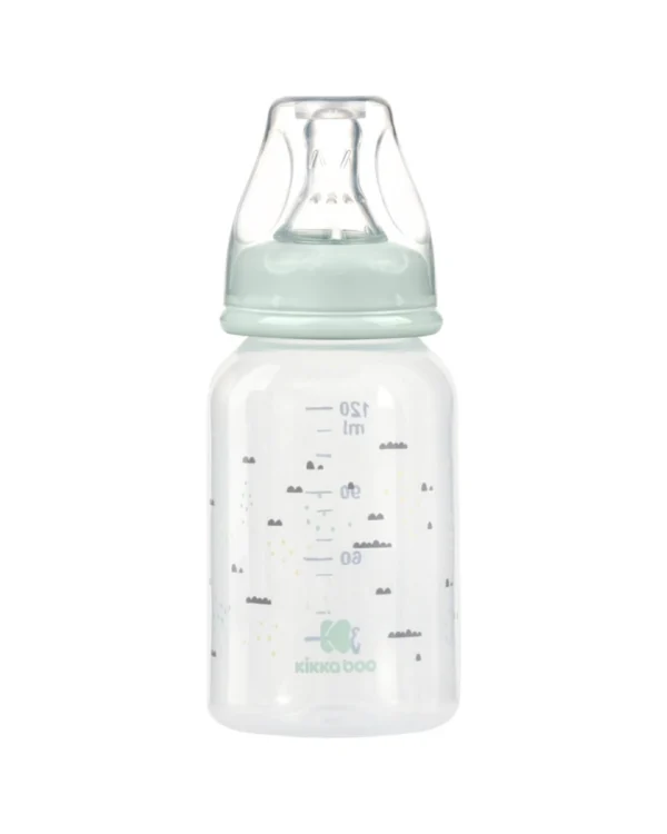 Πλαστικό Μπιμπερό Kikka Boo Κατά των Κολικών 120ml για 0+ μηνών Mint Savanna