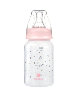 Πλαστικό Μπιμπερό Kikka Boo Κατά των Κολικών 120ml για 0+ μηνών Pink Savanna