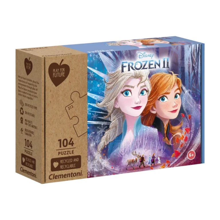 Παζλ Disney Frozen 2 104 κομματιών Clementoni, με εικόνα από την ταινία.