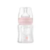 Γυάλινο μπιμπερό Kikka Boo Hippo Dreams Pink 240ml με αντικολική θηλή.