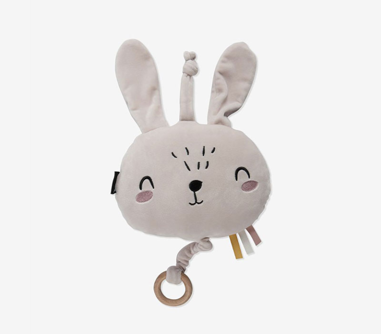 Velvet Music Bunny light pink Μουσικό Παιχνίδι