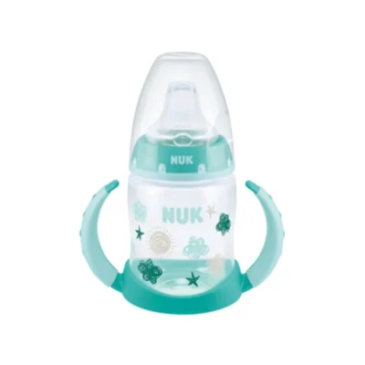 Nuk Nature Sense Blue Εκπαιδευτικό Ποτηράκι με Λαβές και Ένδειξη Ελέγχου Θερμοκρασίας