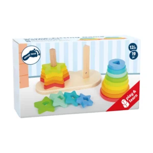 Παιχνίδι στοίβαξης Small Foot ουράνιο τόξο