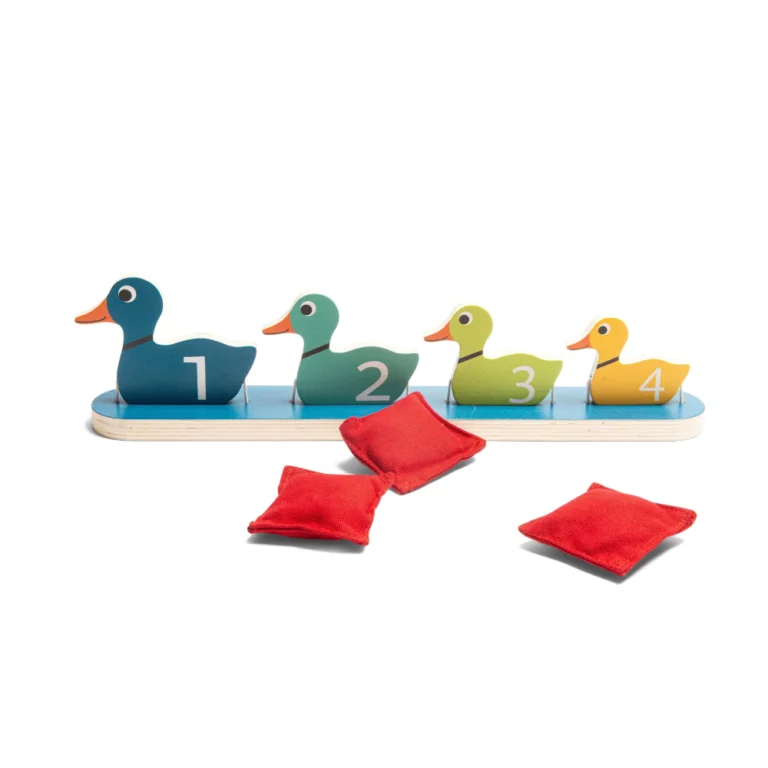 BS Toys Παιχνίδι Ρίψεων Τα Παπάκια Στη Σειρά – Διασκεδαστικό Παιχνίδι Στόχευσης