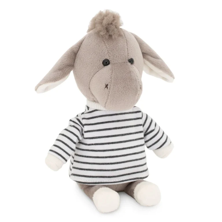 Λούτρινο Ζωάκι Frankie the Donkey – Collection Life, 19 cm, με οικολογική συσκευασία-σπιτάκι