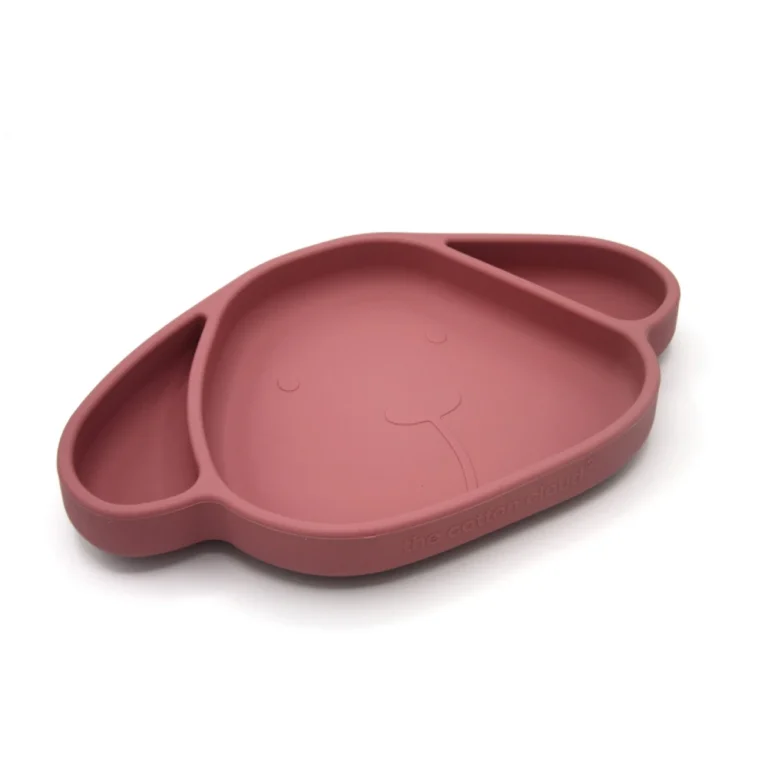 The Cotton Cloud Πιατάκι Σιλικόνης Milo the Dog Wildrose – Σιλικόνη, Χωρίς BPA, Βάση Αναρρόφησης