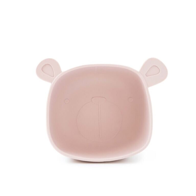 The Cotton Cloud Lili the Bear Bowl Απαλό Ροζ – Ισχυρή Βάση Αναρρόφησης