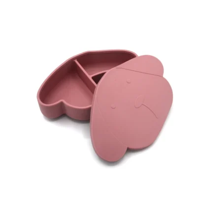 The Cotton Cloud Lunchbox Σιλικόνης Milo the Dog Wild Rose – Χωρίς BPA, Σιλικόνη LFGB