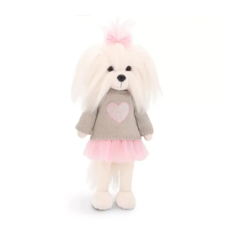 Λούτρινο Ζωάκι Lucky Mimi Pink Heart, 25 cm, εορταστική εμφάνιση και απαλό άγγιγμα