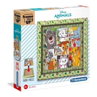 Clementoni Disney Animals Παζλ και Κορνίζα – Παζλ 60 κομματιών