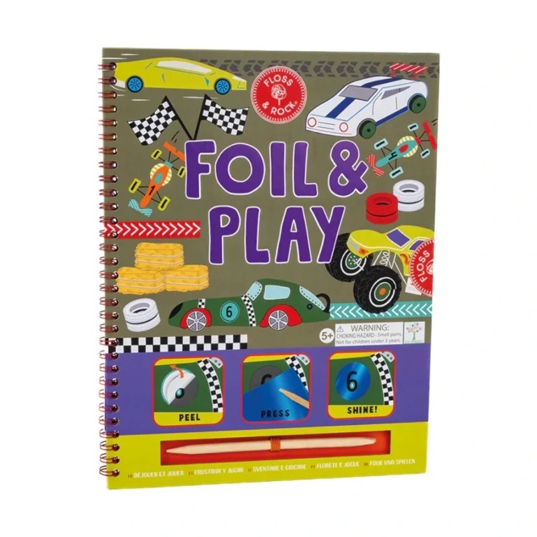 Floss & Rock FOIL & PLAY - Cars με φύλλα αλουμινόχαρτου για διακόσμηση, για παιδιά 5+ ετών