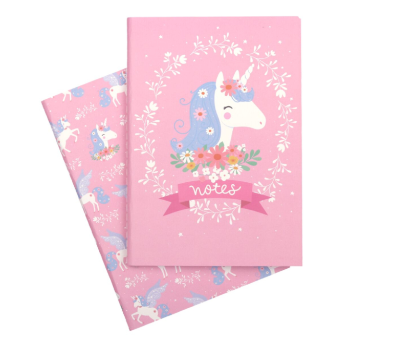 A little lovely company Σημειωματάριο A5 Unicorn με όμορφο σχέδιο μονόκερου, ιδανικό για σημειώσεις.