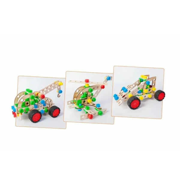 Ξύλινα Οχήματα 3 σε 1 – Κατασκευές από την Alexander Toys