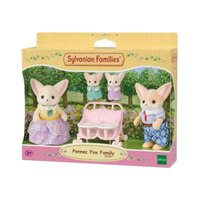 Οικογένεια Αλεπούδων Fennec με 4 φιγούρες και καροτσάκι