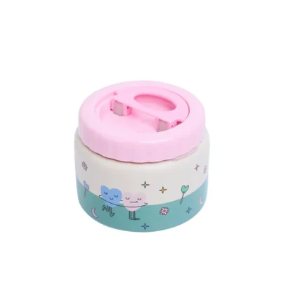 The Cotton Cloud Ανοξείδωτος Θερμός Φαγητού Dancing Hearts 350ml
