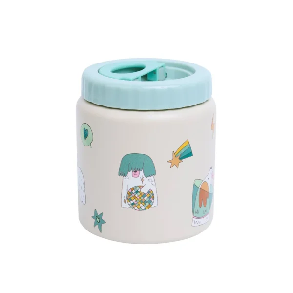 The Cotton Cloud Ανοξείδωτος Θερμός Φαγητού Funky Dogs 500ml