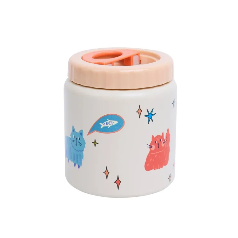 The Cotton Cloud Ανοξείδωτος Θερμός Φαγητού Meowtiful Cats 500ml