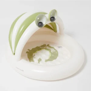SUNNYLiFE Παιδική Φουσκωτή Πισίνα Cookie the Croc Khaki