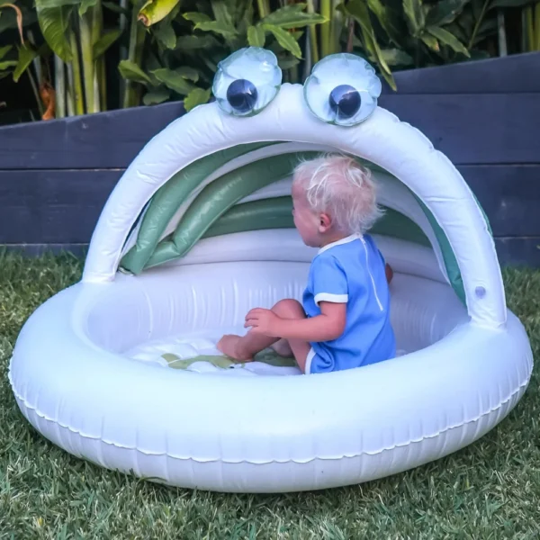 SUNNYLiFE Παιδική Φουσκωτή Πισίνα Cookie the Croc Khaki