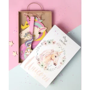 Πασχαλινή Λαμπάδα Unicorn LifeLikes με Ζωγραφιστό Κάδρο