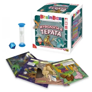 BrainBox Μυθολογία & Τέρατα – Εκπαιδευτικό επιτραπέζιο παιχνίδι για παιδιά 8+ ετών