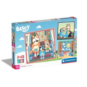 Clementoni Παιδικό Παζλ Super Color Bluey 3x48 τεμ.