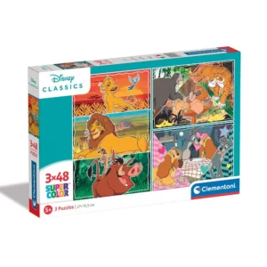 Clementoni Παιδικό Παζλ Disney Classic 3x48 – Supercolor