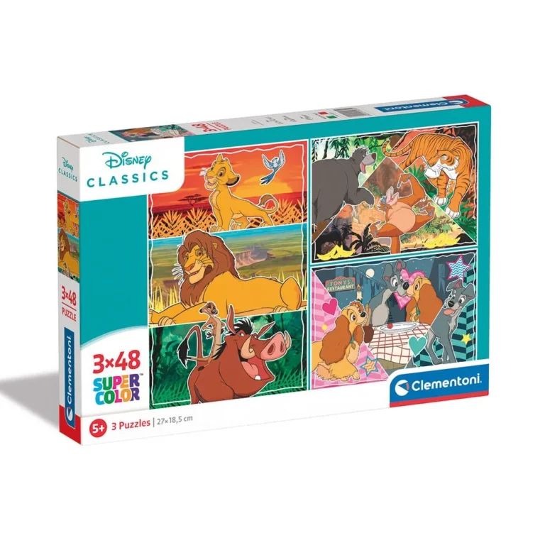 Clementoni Παιδικό Παζλ Disney Classic 3x48 – Supercolor