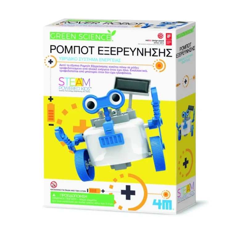 4M Toys Κατασκευή Ρομπότ Εξερεύνησης Ηλιακής Ενέργειας