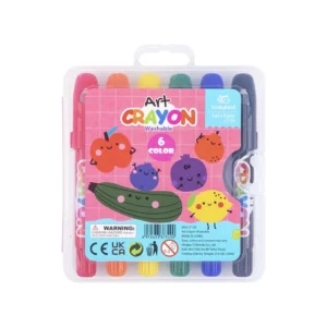 Σετ 6 παιδικές washable κηρομπογιές Tooky Toy