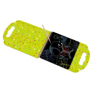 Tooky Toy μπλοκ scratch ζωάκια με ξύλινο εργαλείο και λαβή