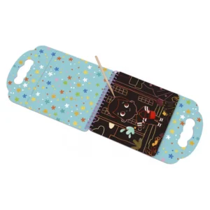 Tooky Toy μπλοκ scratch φιγούρες με εργαλείο και λαβή μεταφοράς