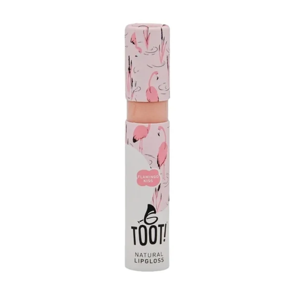 TOOT! φυσικό λιπ γκλος για παιδιά Flamingo Kiss με ροζ απόχρωση