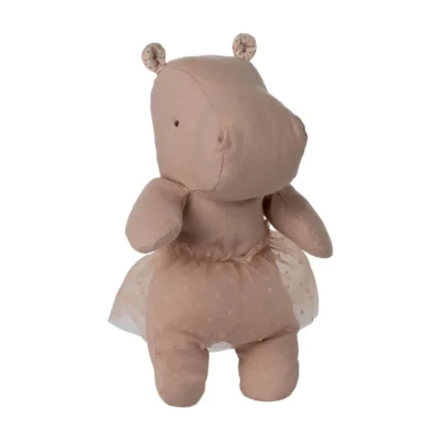 Maileg Ιπποποταμάκι Soft Rose με φουστίτσα μπαλαρίνας – 23 εκ.