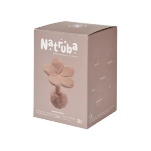 Natruba κουδουνίστρα Plumeria Rose για βρέφη από φυσικό καουτσούκ