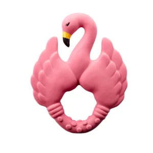 Natruba μασητικό Flamingo Pink από φυσικό καουτσούκ