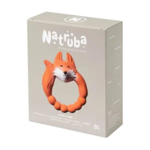 Natruba μασητικό Fox Orange από φυσικό καουτσούκ