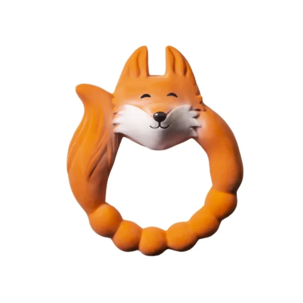 Natruba μασητικό Fox Orange από φυσικό καουτσούκ