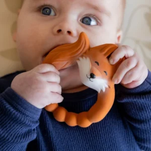 Natruba μασητικό Fox Orange από φυσικό καουτσούκ