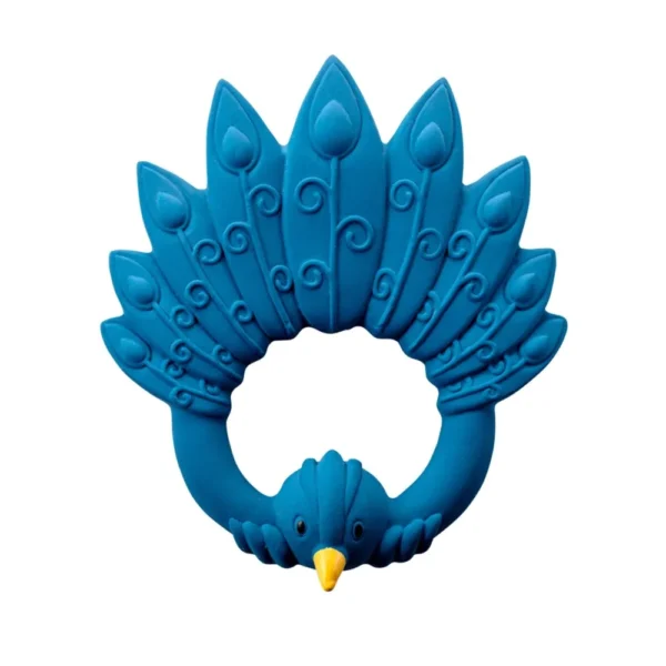 Natruba μασητικό Peacock Blue από φυσικό καουτσούκ