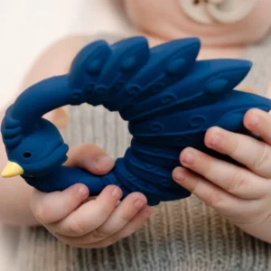 Natruba μασητικό Peacock Blue από φυσικό καουτσούκ
