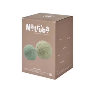 Natruba αισθητηριακές μπάλες Leaf Green από φυσικό καουτσούκ
