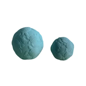 Natruba αισθητηριακές μπάλες Turtles Blue από φυσικό καουτσούκ