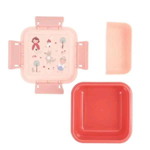 Tutete lunch box Κοκκινοσκουφίτσα 780ml με εσωτερικό δοχείο και πιρουνάκι